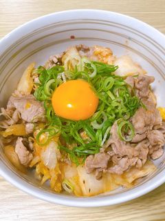 豚キムチ丼-レシピのメイン写真