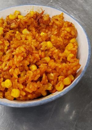 ポリ袋で簡単！コンビーフのピラフ風-レシピのメイン写真