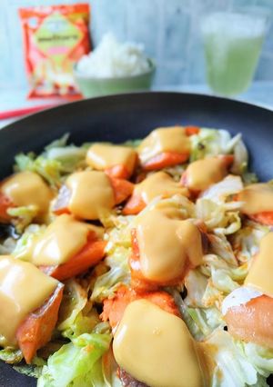 ワンパン♪鮭のチーズタッカルビ風-レシピのメイン写真