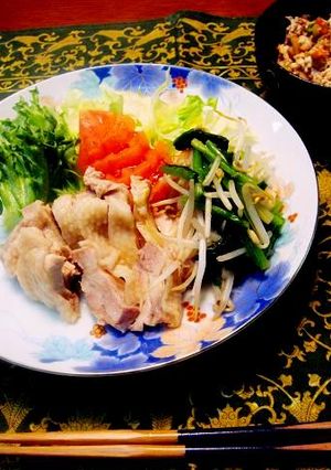 糖質制限★簡単！バンバンジー★茹で鳥-レシピのメイン写真