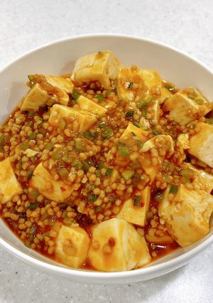 大豆たんぱくパフで作る麻婆豆腐-レシピのメイン写真