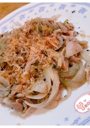 ☆豚肉と新玉ねぎと桜えび炒め☆-レシピのメイン写真