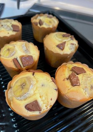 米粉ふんわり軽いチョコバナナマフィン　-レシピのメイン写真