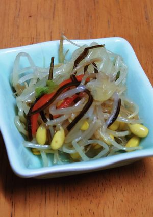 レンチン☆もやしの塩昆布和え-レシピのメイン写真