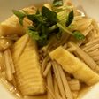 新筍、えのき、油揚げの煮物