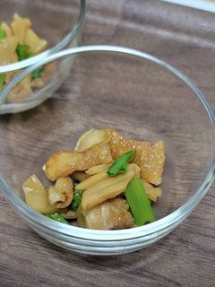鶏皮とメンマのおつまみ-レシピのメイン写真
