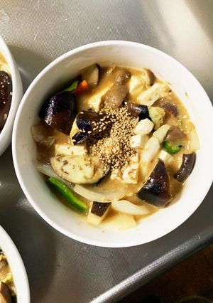 根菜茄子和風きな粉照り焼き味野菜炒め-レシピのメイン写真