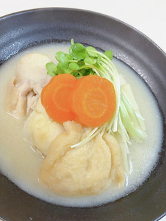白みそ仕立て!京のお雑煮風スープ♪-レシピのメイン写真