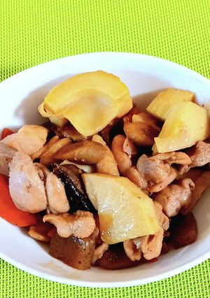 タケノコと鶏肉の煮物-レシピのメイン写真