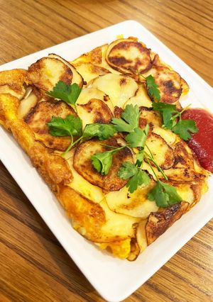 簡単！スペイン風オムレツ-レシピのメイン写真