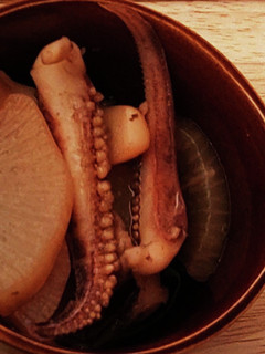 レンジで簡単!イカゲソと大根の煮物-レシピのメイン写真