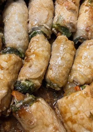 野菜たっぷりのあっさり肉巻き-レシピのメイン写真