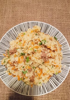 包丁いらず！ストックしてたおかずの炒飯〜-レシピのメイン写真
