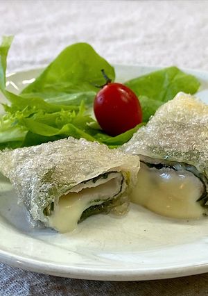 高タンパク♪チーズのライスペーパー揚げ-レシピのメイン写真