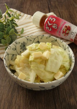 春キャベツとチーズのドレッシング和え-レシピのメイン写真