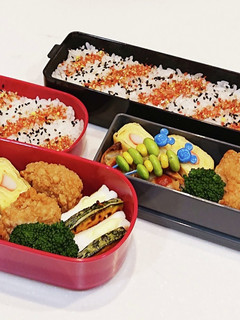 高校生(1年)弁当1&旦那さん弁当57-レシピのメイン写真