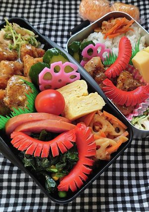 R5.4.14 長男長女弁当-レシピのメイン写真