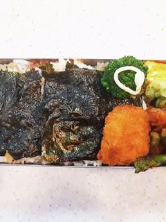 高校生弁当覚え書き165のり弁-レシピのメイン写真