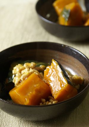南瓜の煮物~そぼろあん-レシピのメイン写真