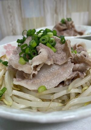 さっぱり美味しい冷しゃぶ豚もやし☆-レシピのメイン写真