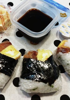 高１！男子弁当！おかずおにぎり唐揚げ　５-レシピのメイン写真