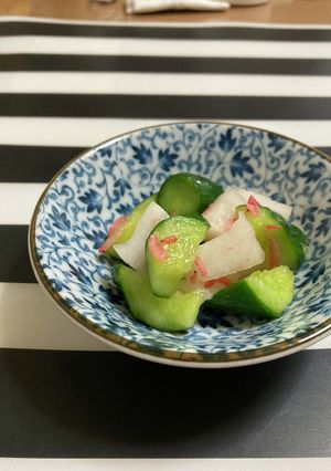 胡瓜と大根の白だし漬け 干しエビ入り-レシピのメイン写真