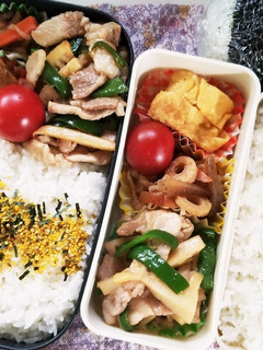 チンジャオロース弁当(4.14)-レシピのメイン写真