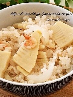 たけのこと桜エビと新玉ねぎの炊き込みご飯-レシピのメイン写真