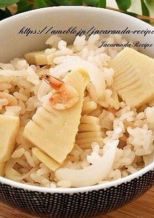 たけのこと桜エビと新玉ねぎの炊き込みご飯-レシピのメイン写真