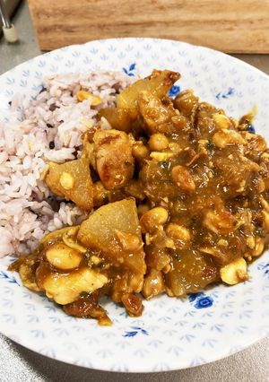 チリコンカンリメイク、大豆カレー♪-レシピのメイン写真
