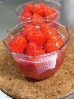 いちごたっぷり寒天ゼリー-レシピのメイン写真