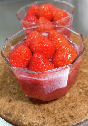 いちごたっぷり寒天ゼリー-レシピのメイン写真