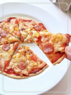 カリもちっ!即席ヘルシーピザ!-レシピのメイン写真