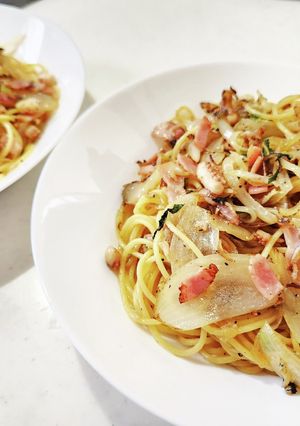 しらすとゲソのオイルパスタ-レシピのメイン写真