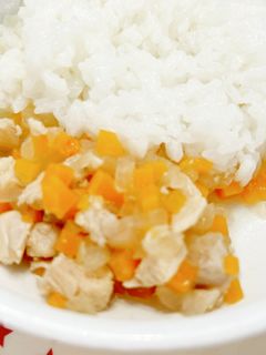【保育園離乳食】〈後期〉鶏肉の味噌煮-レシピのメイン写真