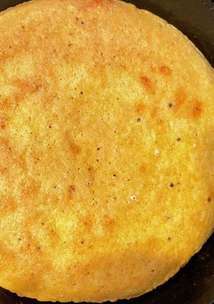 スキレットで☆オートミールパンケーキ-レシピのメイン写真