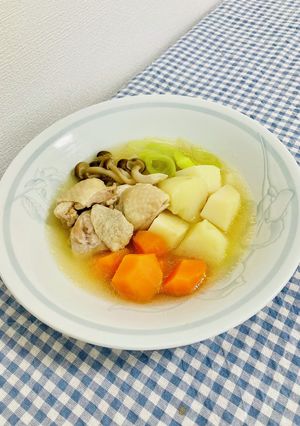 香味野菜とチキンの和風ポトフ♪-レシピのメイン写真