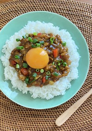 【なら漬】なら漬入り大人のキーマカレー-レシピのメイン写真