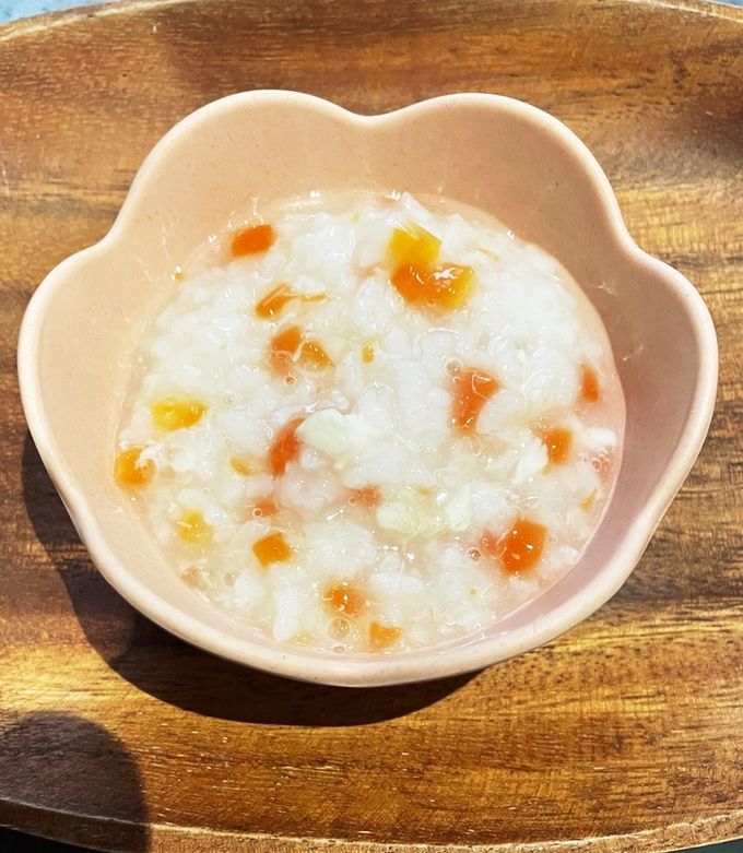 鯛とにんじんの炊き込み粥 離乳食冷凍保存-レシピのメイン写真