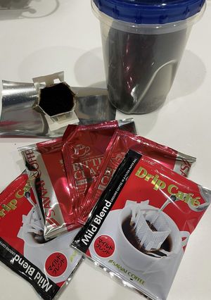 ドリップコーヒー後のコーヒー豆で油とり-レシピのメイン写真
