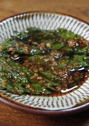 大葉の生姜醤油漬け-レシピのメイン写真