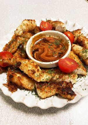 超簡単 ササミのマヨチーズパン粉焼き-レシピのメイン写真