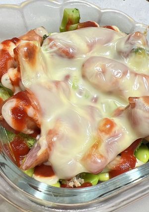 ブロッコリーとウインナーのチーズ焼き-レシピのメイン写真