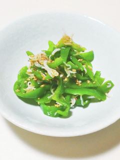 ピーマンとしらすナムル-レシピのメイン写真