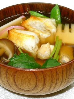鶏胸肉の雑煮(ぞうに)-レシピのメイン写真