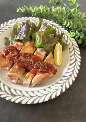 超パリパリ！トマトチキンソテー-レシピのメイン写真
