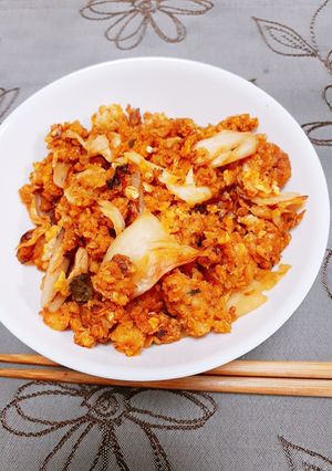 オートミールキムチチャーハン-レシピのメイン写真