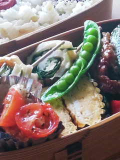 豚コマとオクラのピリ辛炒め★わっぱ弁当-レシピのメイン写真