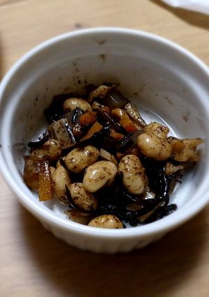 レンコン入りひじき煮-レシピのメイン写真