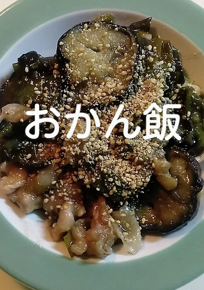 なすと豚肉の炒め物-レシピのメイン写真